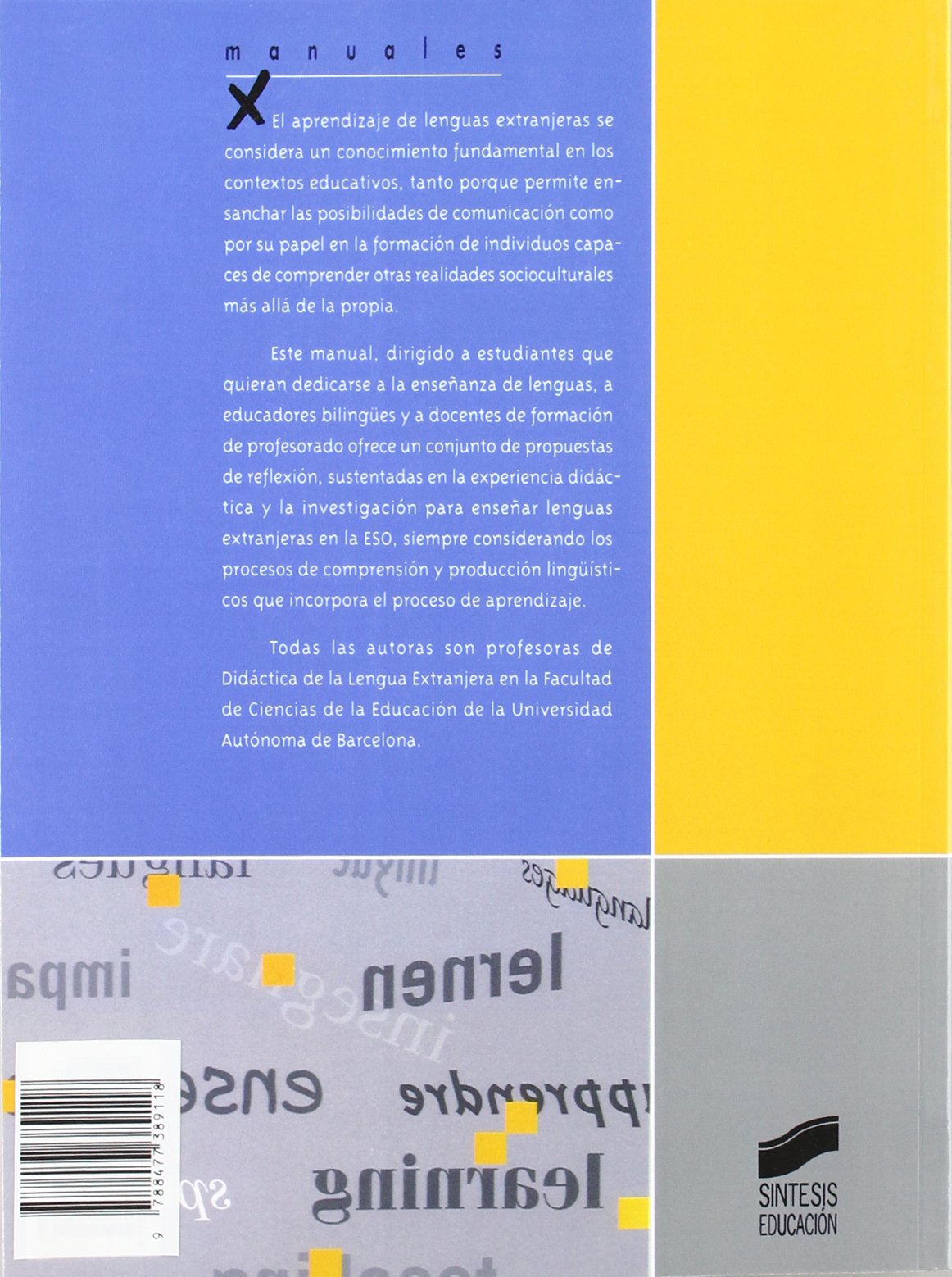 Didáctica de las lenguas extranjeras en la educación secundaria obligatoria (Didáctica de la lengua y la literatura) - 9788477389118