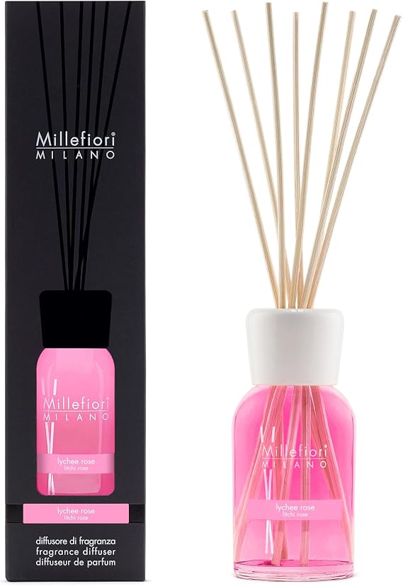 MILLEFIORI MILANO Lychee Rose Diffuser Stick 250 ml