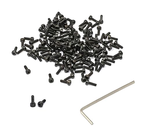 Miniatura 199 de iexcell 720 piezas de acero de aleación M4 x 6/8/10/12/16/20/25/30/35/40/45/50 de grado 12.9, tornillos de cabeza hexagonal, tornillos, arandelas