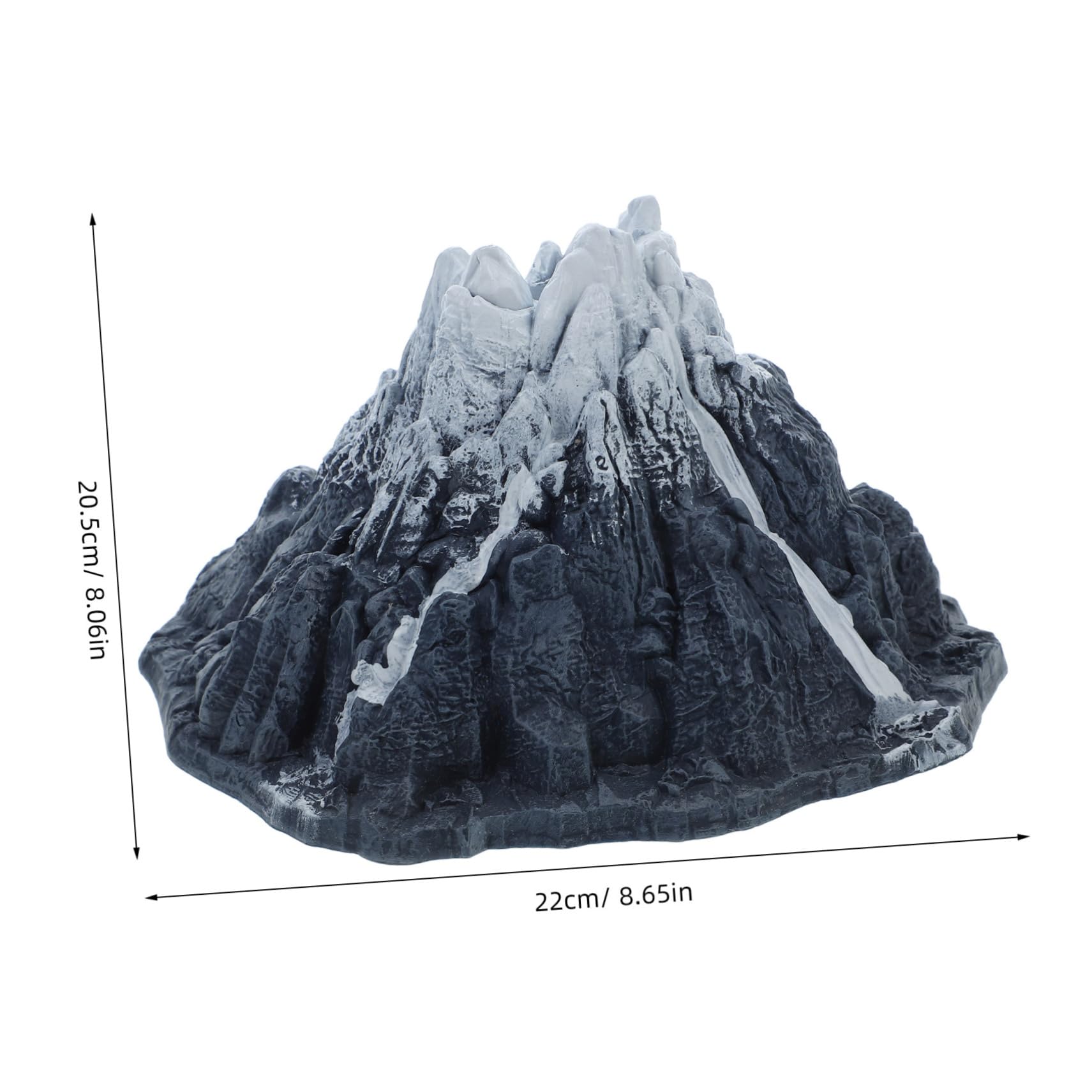 Amazon.co.jp: OFFSCH 水槽造園装飾品 人工雪山ミニチュア 水族館