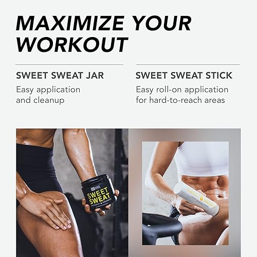 Miniatura 5 de Sweet Sweat Gel, by Sports Research - Get More from Your Workout Workout Enhancer Makes You Sweat Faster & Harder - Try wWaist Trimmer - Mens &