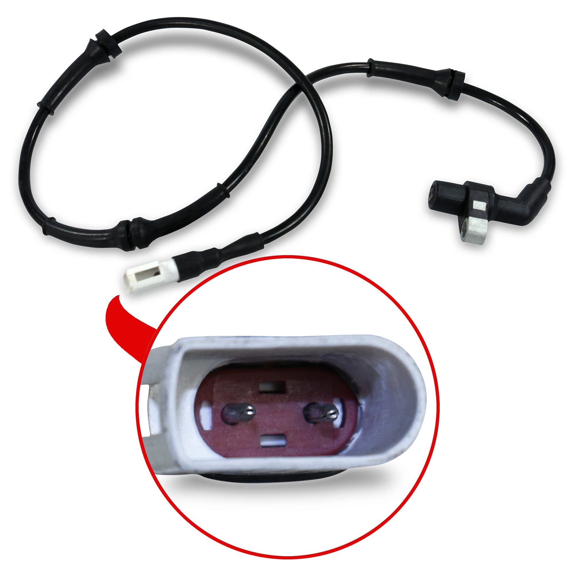 2x Sensore ABS anteriore, lunghezza 700 mm | Compatibile con: FORD KA, STREET KA