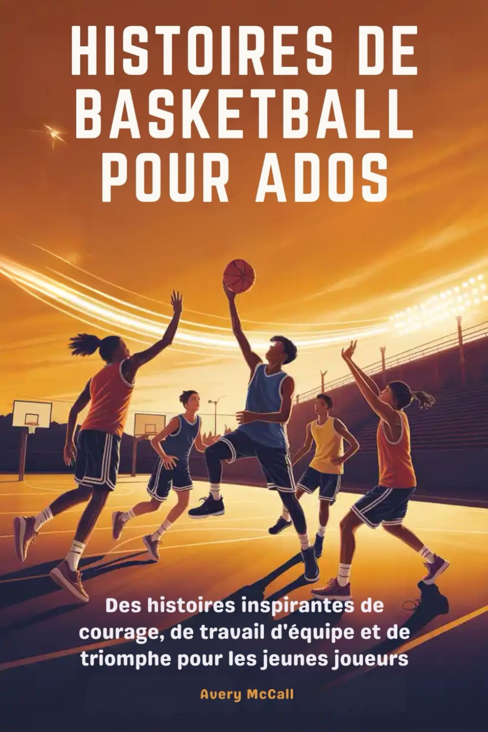 HISTOIRES DE BASKETBALL POUR ADOS: Des histoires inspirantes de courage, de travail d'équipe et de triomphe pour les jeunes joueurs