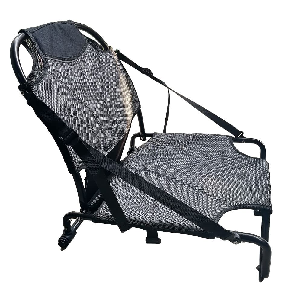 Aluminium Kajak Angelstuhl Sit On Top Rückenlehne Sitz Aufblasbares Boot Leichter Stuhl Mit Angelrutenhalter Für Paddelbrett