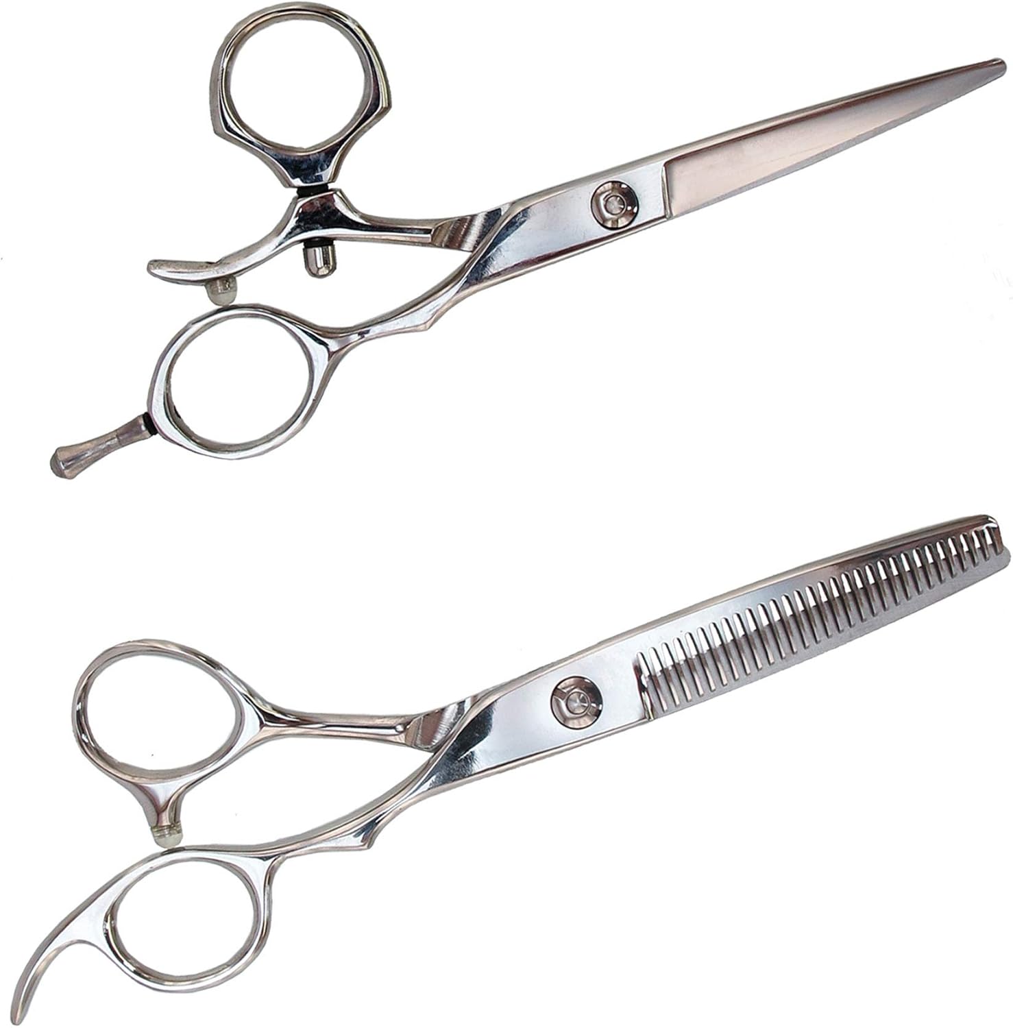 BambooMN 6" Japanese Stainless Steel Static 18-20% Thinning Barber Shears – 1 Unit