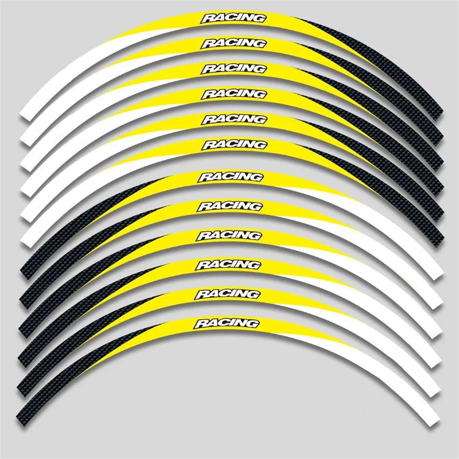 Stickers Motorcycle Wheel Stickers Reflective Rim Motorbike Waterproof Decals for F900XR F900 XR F 900 F900xr(Style 17)