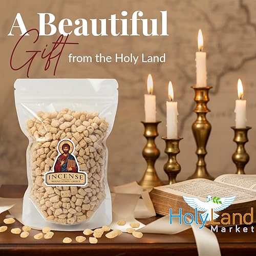 Miniatura 48 de Holy Land Market Incienso de Jerusalén - para iglesia o uso personal, calidad premium del Monte Athos (Nardo, 1 oz)