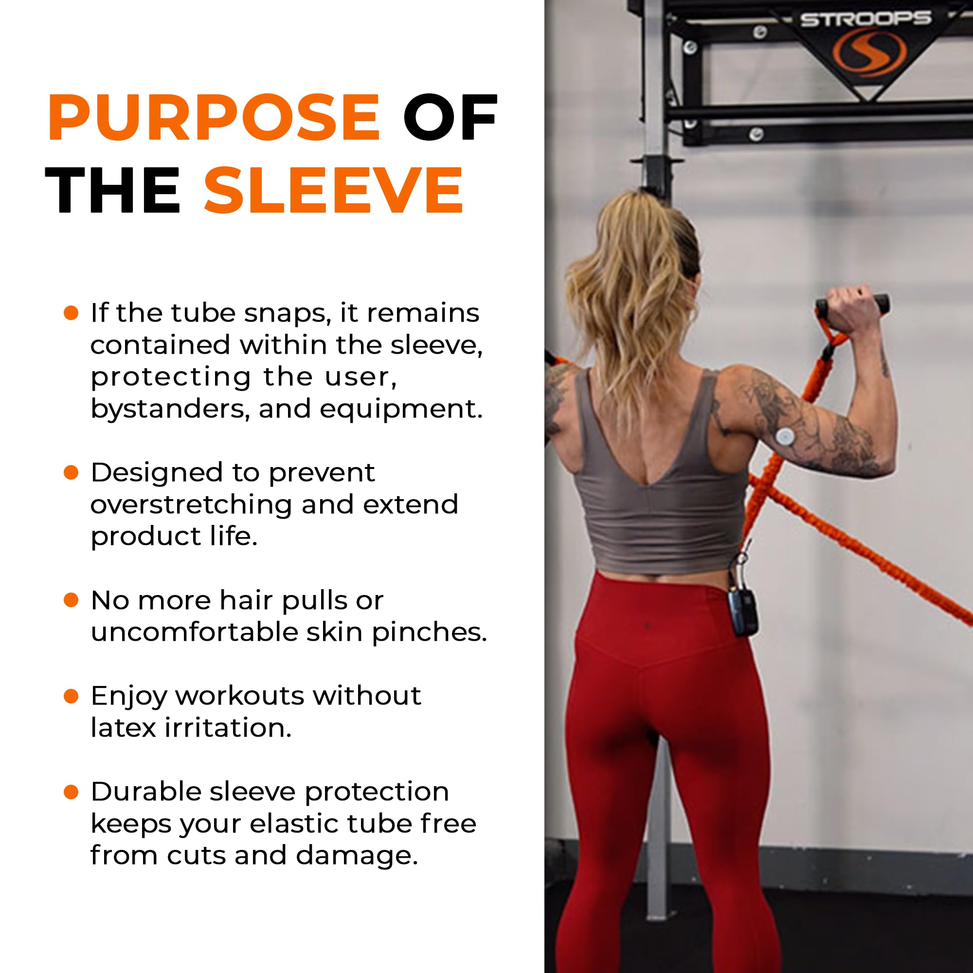 Stroops Cuff Performance Slastix Widerstandsbänder | Sicherheitsbänder für Krafttraining, Ganzkörpertraining für Zuhause und Fitnessstudio