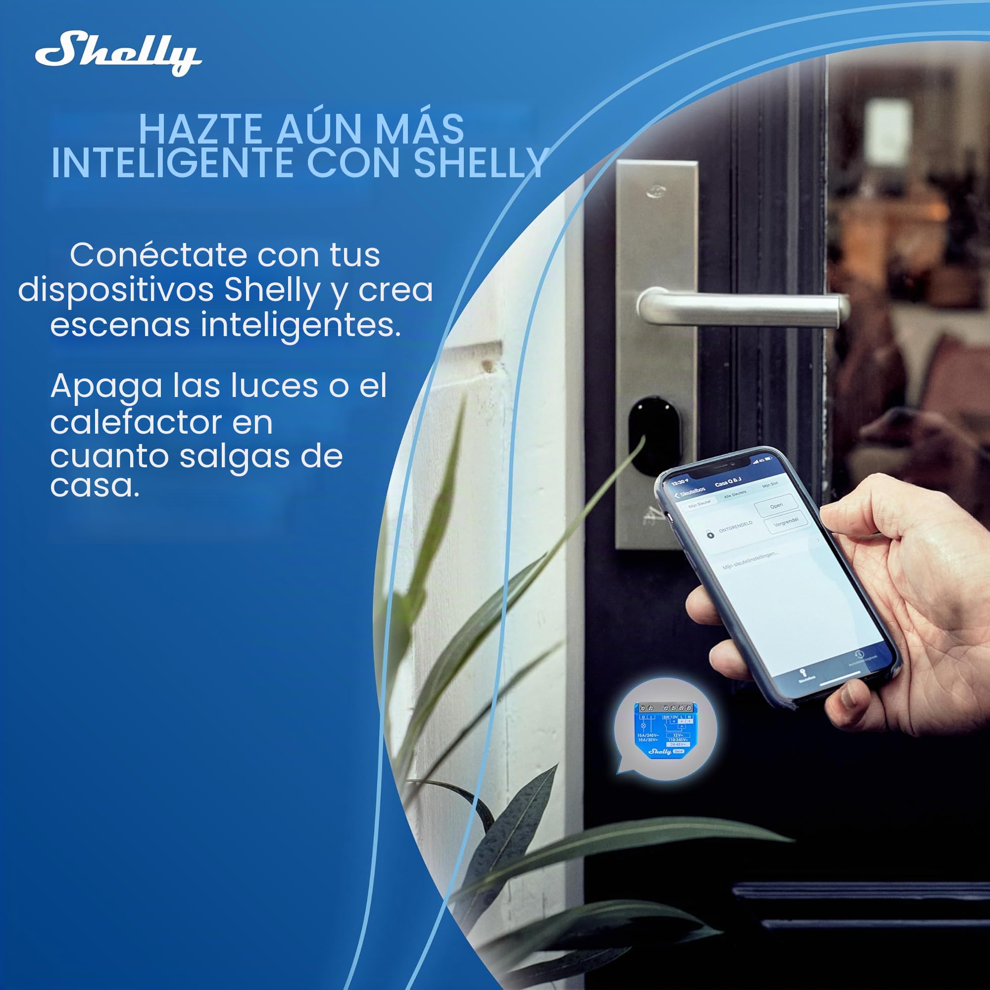 LOQED Touch Smart Lock Plateado - Cerradura inteligente con cilindro europeo, W-Fi, Bluetooth, Accesso remoto táctil sin llave y con Código, Control de Aplicación, Alta seguridad, Alexa, Google Home