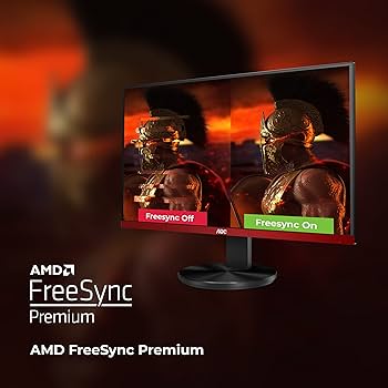 AOC G2490Vx 24 Inch Borderless Full HD Gaming Monitor, Gaming LED