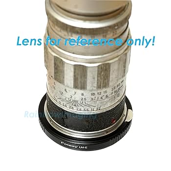 Amazon.com : Fotasy Pro Leica M Lens to E Mount Adapter