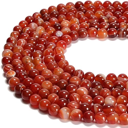 Miniatura 13 de Cuentas redondas sueltas de ónix negro liso de 6mm (15/64 pulgadas), cuentas naturales de gematone para joyería y manualidades, 1 cadena de 15