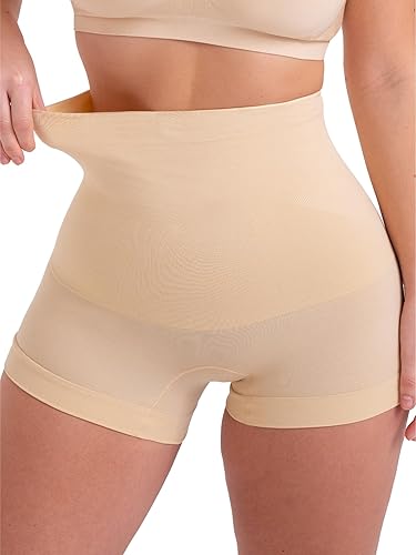 SHAPERMINT - Fajas moldeadoras para mujer con control de abdomen, pantalones cortos para mujer, pantalones cortos para vestidos