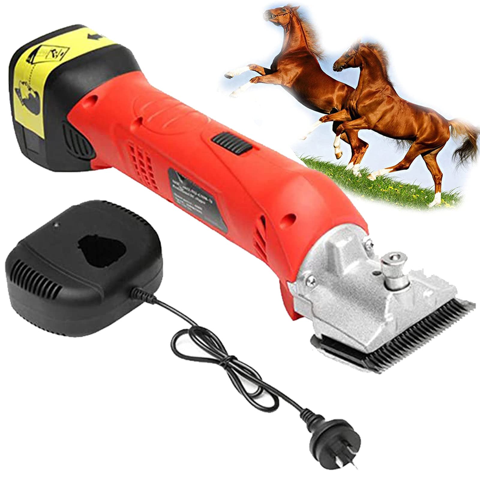 Buy XYEJL Cordless Rechargeable Professional Equine Trimmer, 450W High