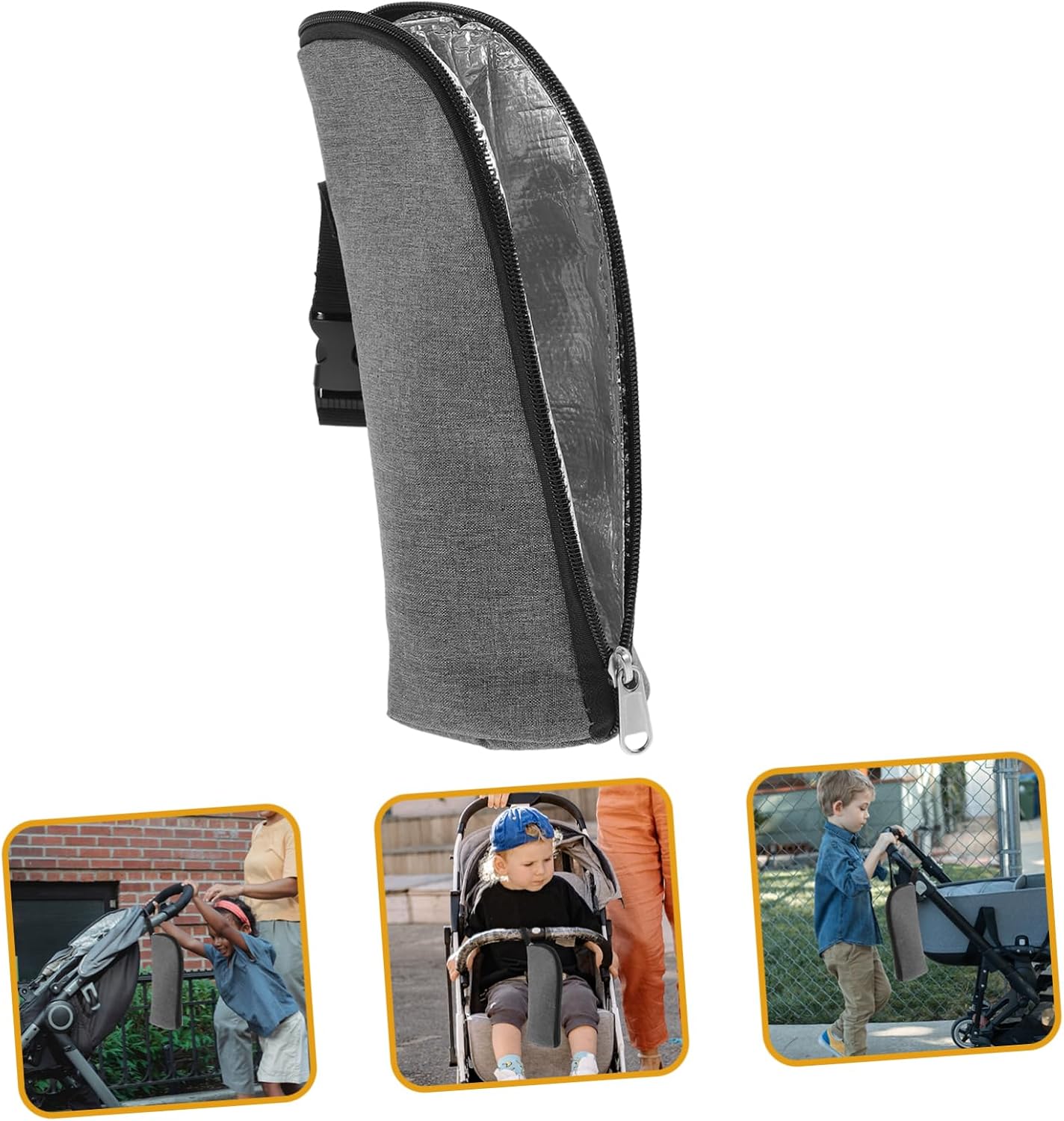 Insulated Baby Milk Thermal Storage Pouch for Waterproof Warmer Bag Adjustable Strap for Outdoor Travel