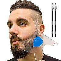 Vista 1 de Aberlite ClearShaper 3.0 - Kit moldeador de barba con dos lápices de barbero - Herramienta de moldeado premium - 100% transparente Muchos estilos