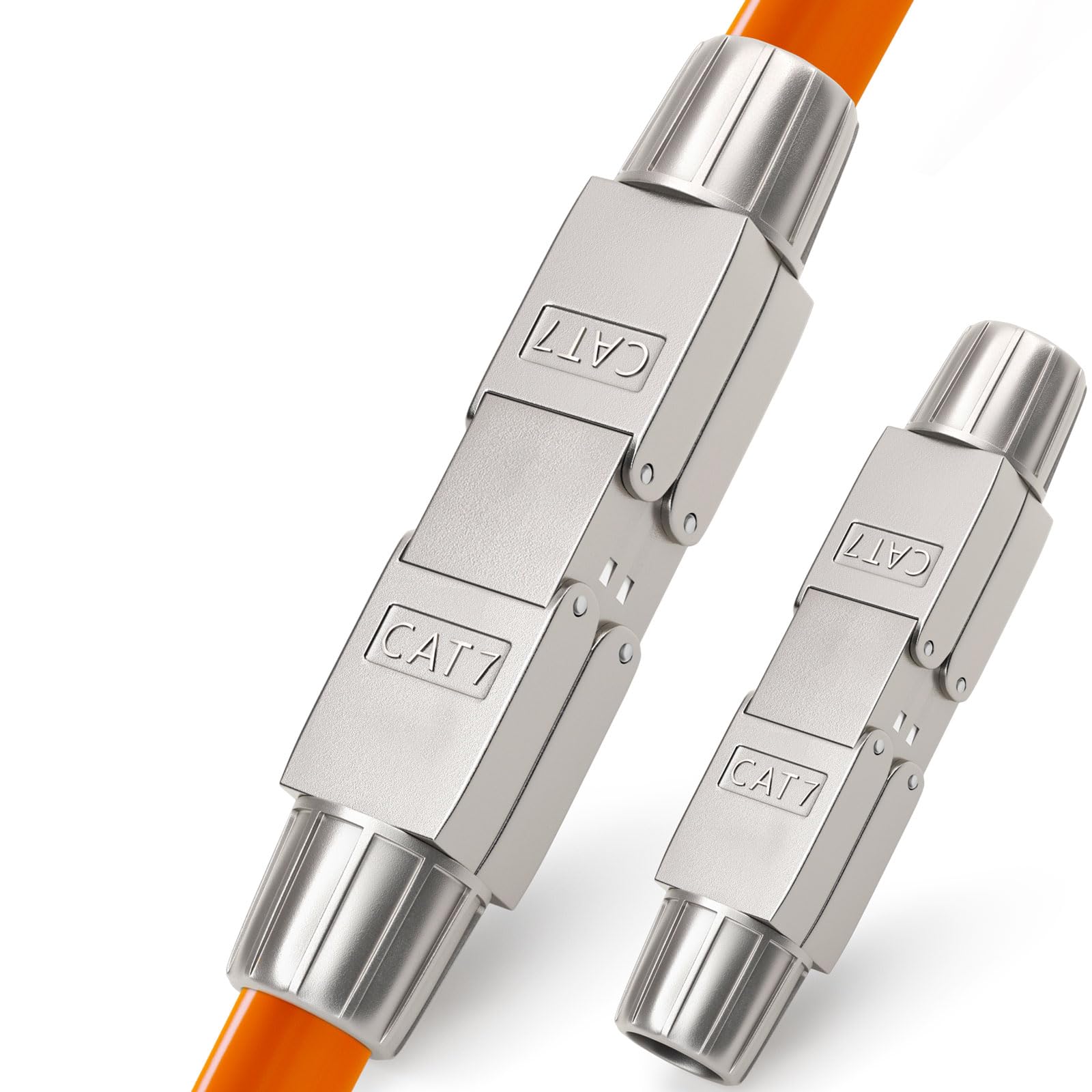 HB-DIGITAL LSA Cat.7 STP Netzwerkkabelverbinder werkzeuglos Steckverbinder Steckverbinder Vor-Ort-Konfektion Adapter Verlängerung für LAN Verlegekabel Ethernet Installationskabel