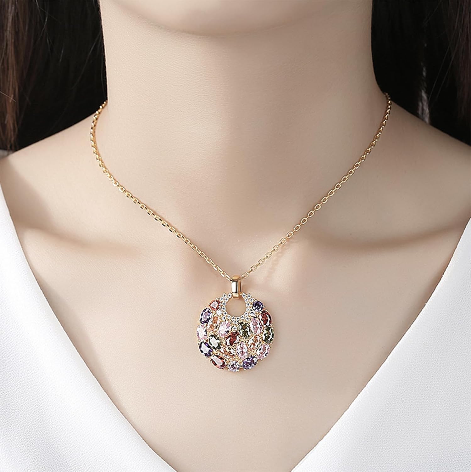 Gold Plated Hollow Style Rose Flower Leverback Earrings with Clear AAAAA Australia Crystal Fashion Jewelry for Women