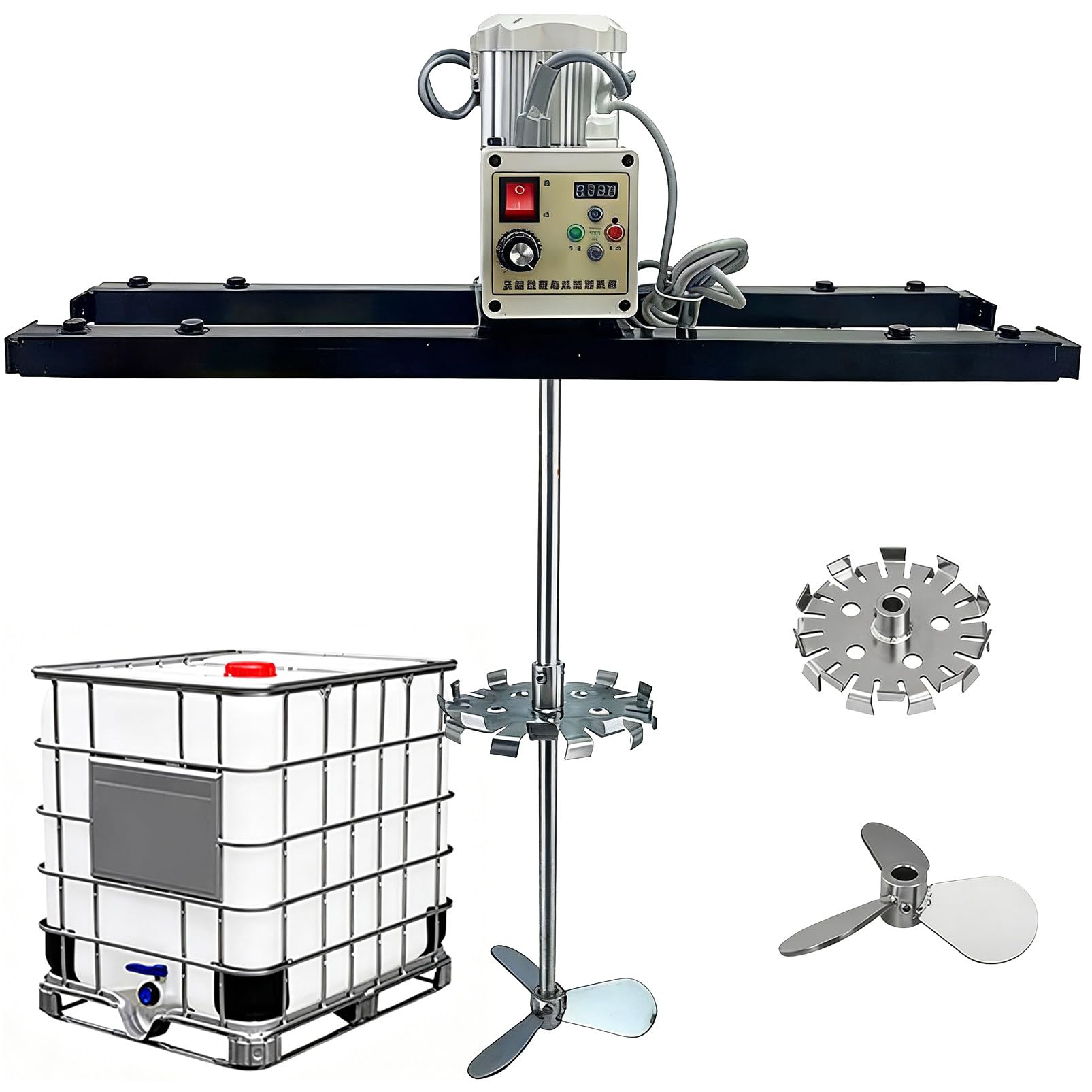2100W Electric IBC Tank Agitator,Adjustable Speed IBC Tote Electric Mixer D