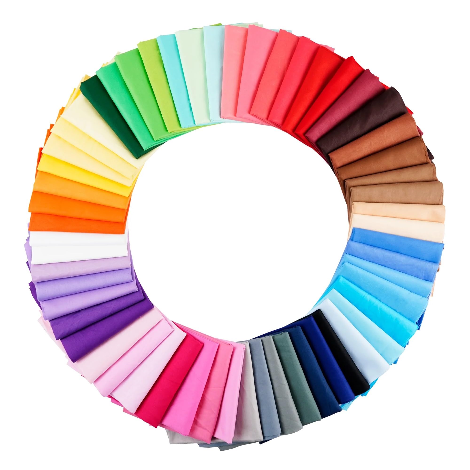 Bastelfilz Filz 7 Stück 25 x cm / 50 große Quadrate aus Baumwolle, einfarbig, ideal for DIY-Projekte wie Patchwork, Quilten und Nähen für DIY Handwerk(Pink,7PCS of 50x50cm)