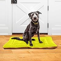 Vista 126 de Dog Bed Mat Soft Comfortable Anti-Slip Bottom Pet Mat Washable Cat Kennel Crate Pad for Small Medium Large Pets 18x24in Hot Pink Beige