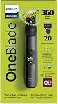 Philips OneBlade 360 Pro, Humide & Sec, Tondez, Définissez & Rasez avec le Peigne de Précision à 20 Longueurs & Écran LED, QP6552/15
