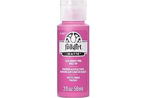 FolkArt: Unparalleled Acrylic Paint in a Vibrant Hot Pink (2 oz, 2546)