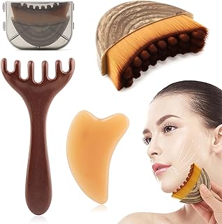 Cepillo facial de contorno linfático, cepillo...