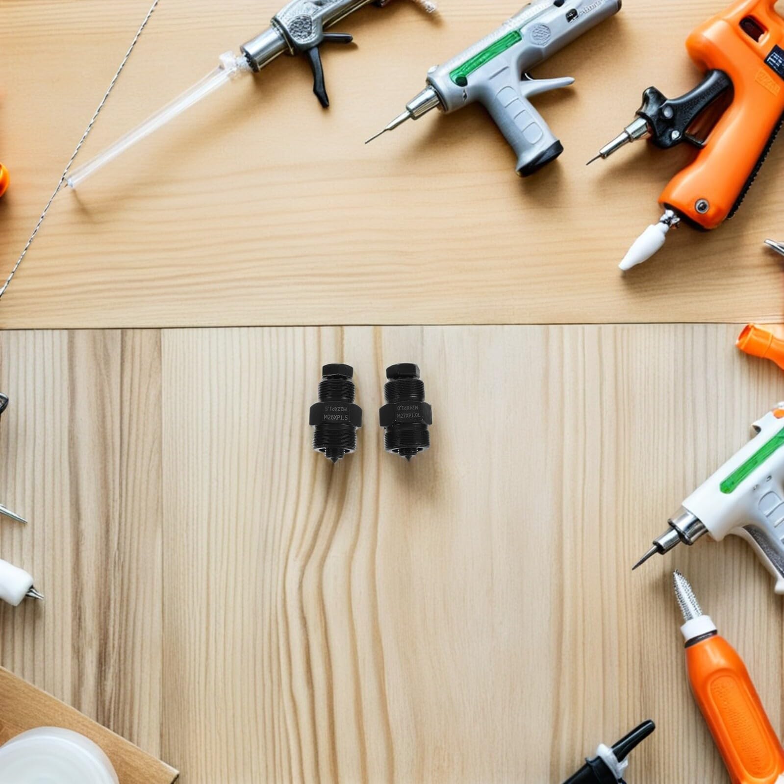 IMIKEYA 10 Pezzi Kit con Protezione di Precisione Estrattore Volano in al Carbonio e Custodia e Rimozione Cuscinetti per Motociclette e Scooter per Riparazioni