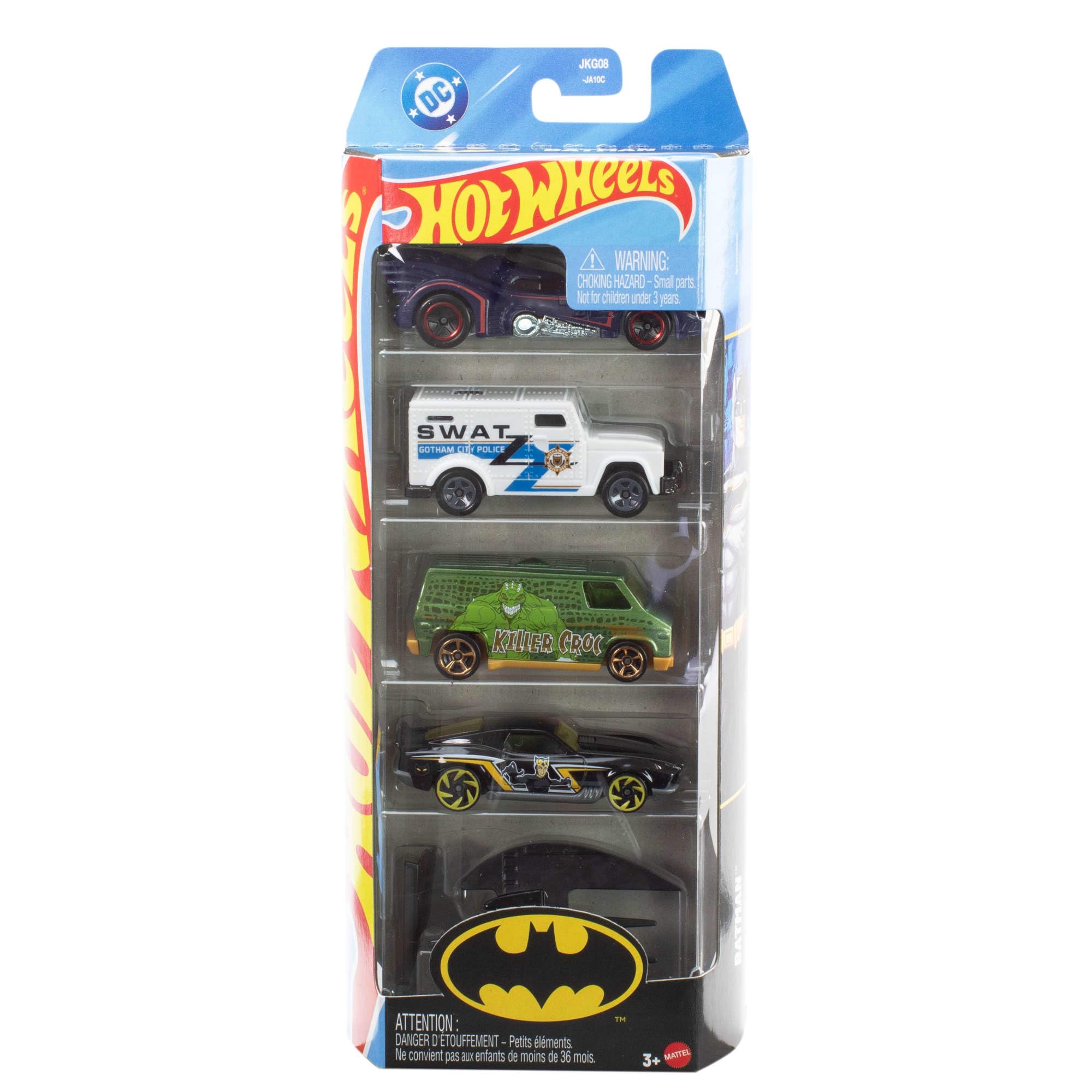 Hot Wheels 5-pak pojazdów Batmana