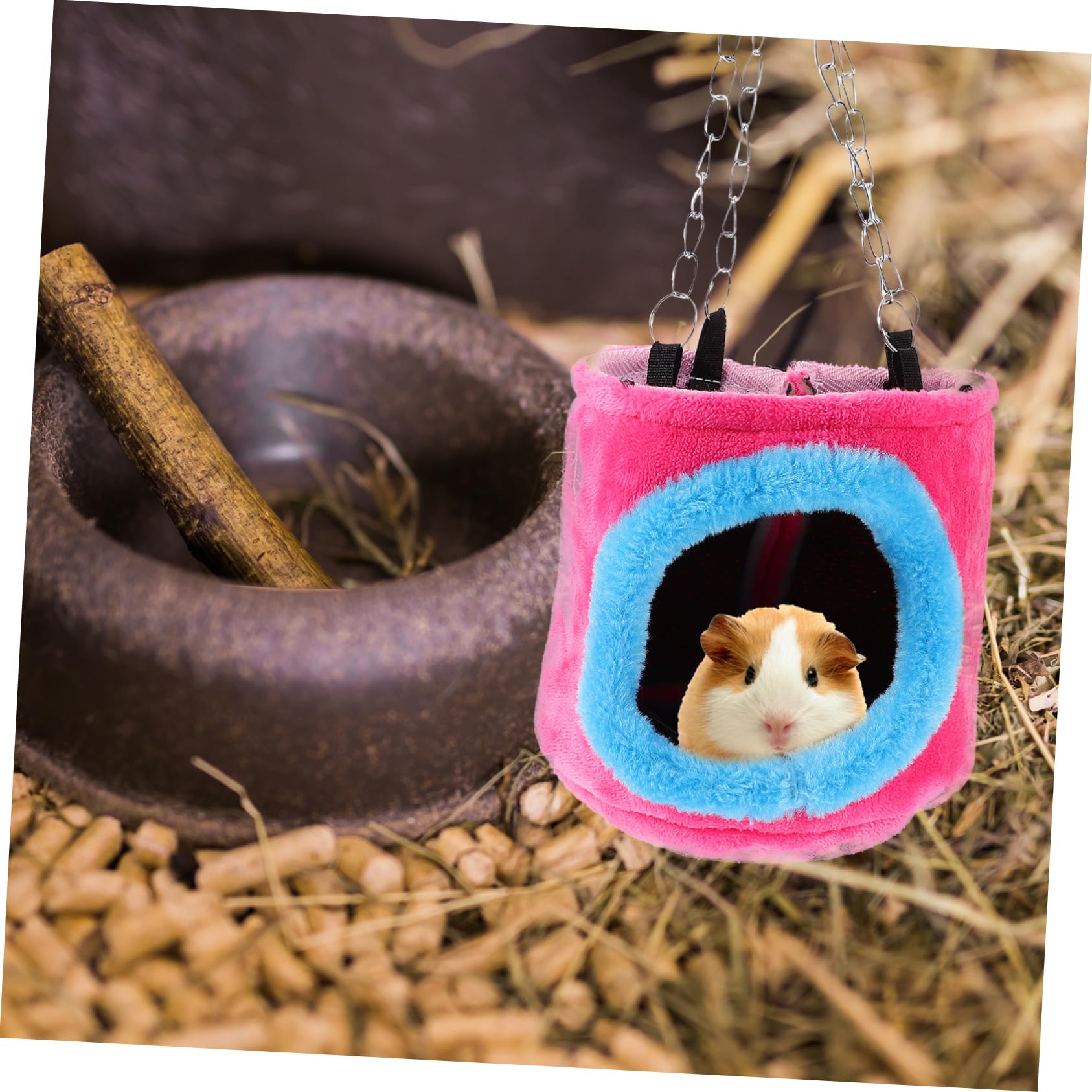BESPORTBLE 3stücke Kuschelhängematte Für Kleine Tiere Baumwoll-Material s Zufällige Farben Wärmeisolierung Für Eichhörnchen Chinchillas Meerschweinchen Und Ratten