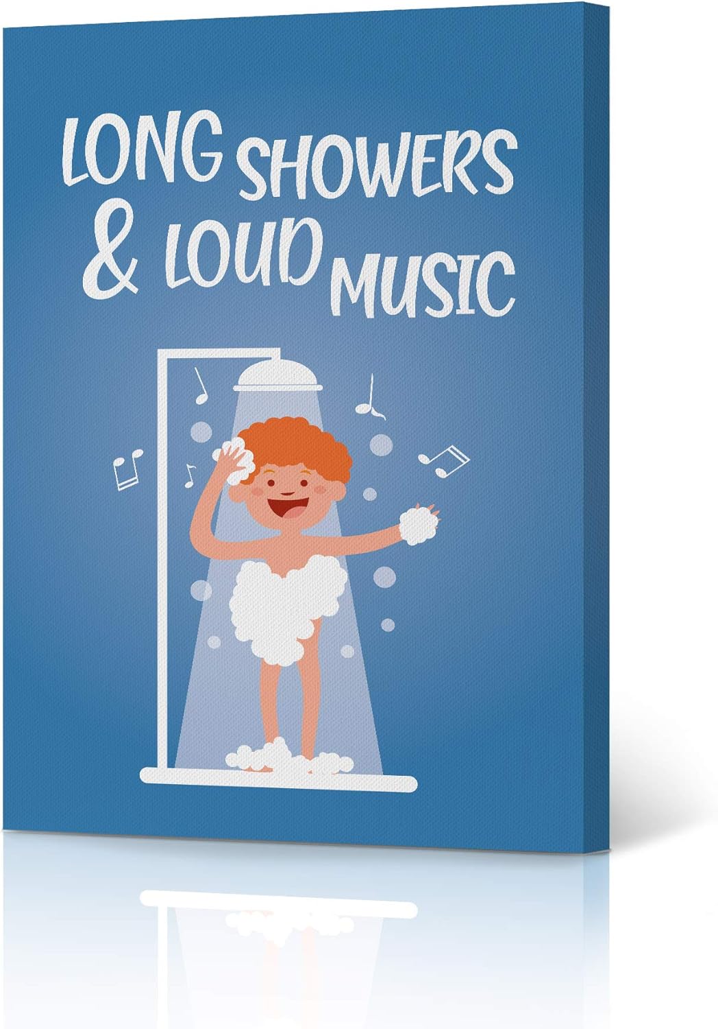 HB Art Design Long Showers and Load Music Funny Bathroom