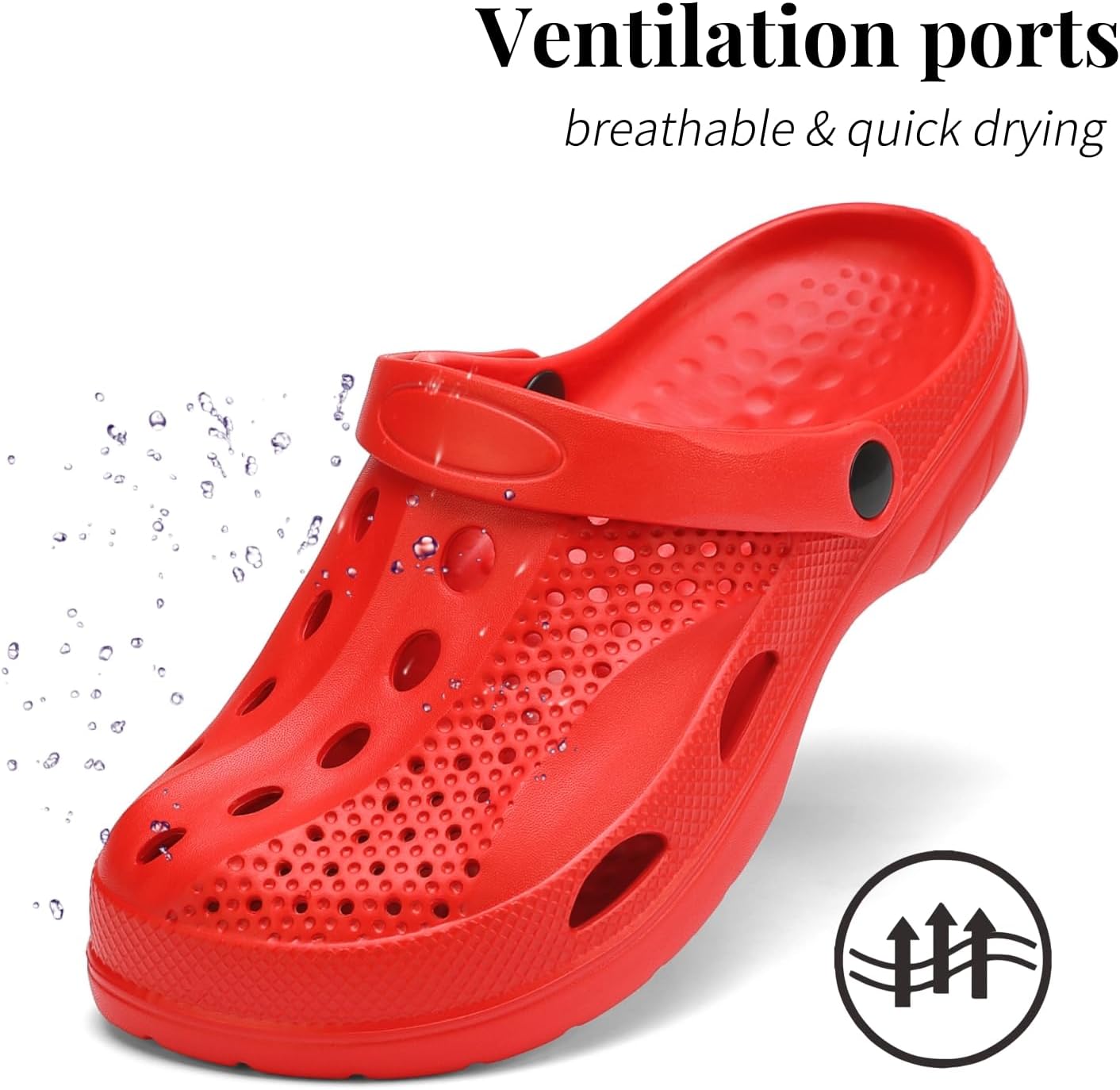 SOSOWHLTE Men's Women's Arch Support Clogs,Unisex Garden Shoes Comfortable Slip-on Outdoor Sandals Slippers for Beach Casual - Image 7