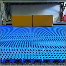 Plastic Pallet Storage Pallet Lightweight Nestable Floor Pallet Breathable Grid Garage Supermarket Warehouse Item Racking Moisture Resistant Pallet50x50x3cm