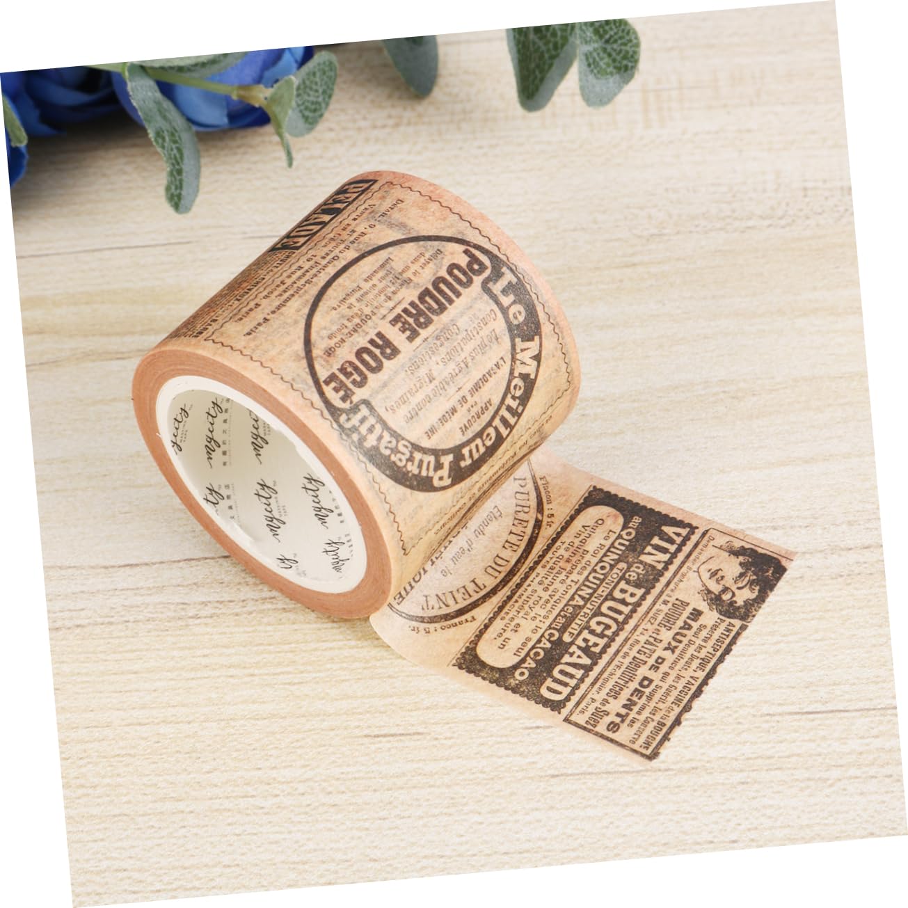 Nastro Washi Gotico Retrò per Diario DIY e Scrapbooking | Carta Giapponese, Aspetto Colorato, per Stationery e Craft, Stile Elegante e Fashion