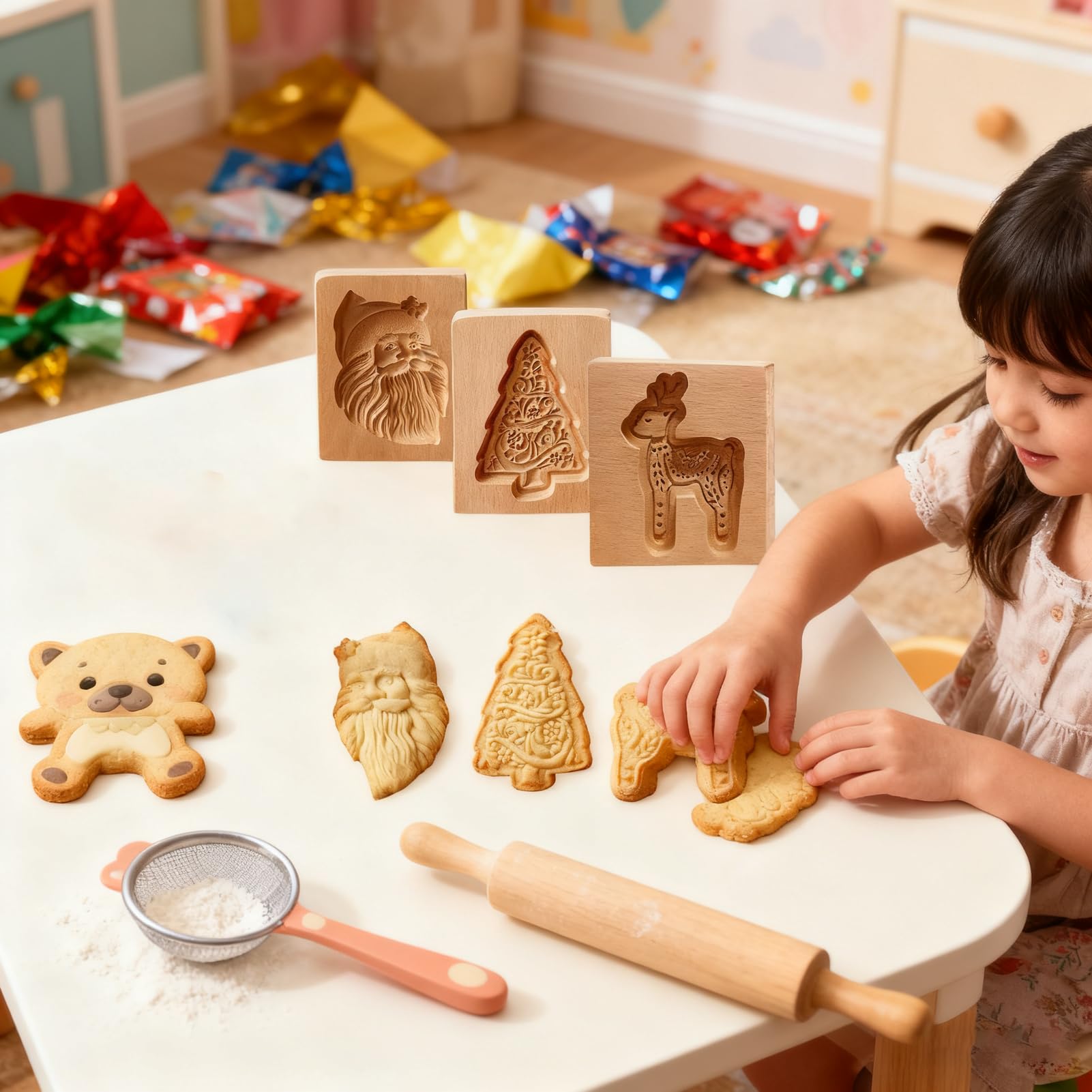 Moldes Para Hornear Galletas Sellos Reutilizables