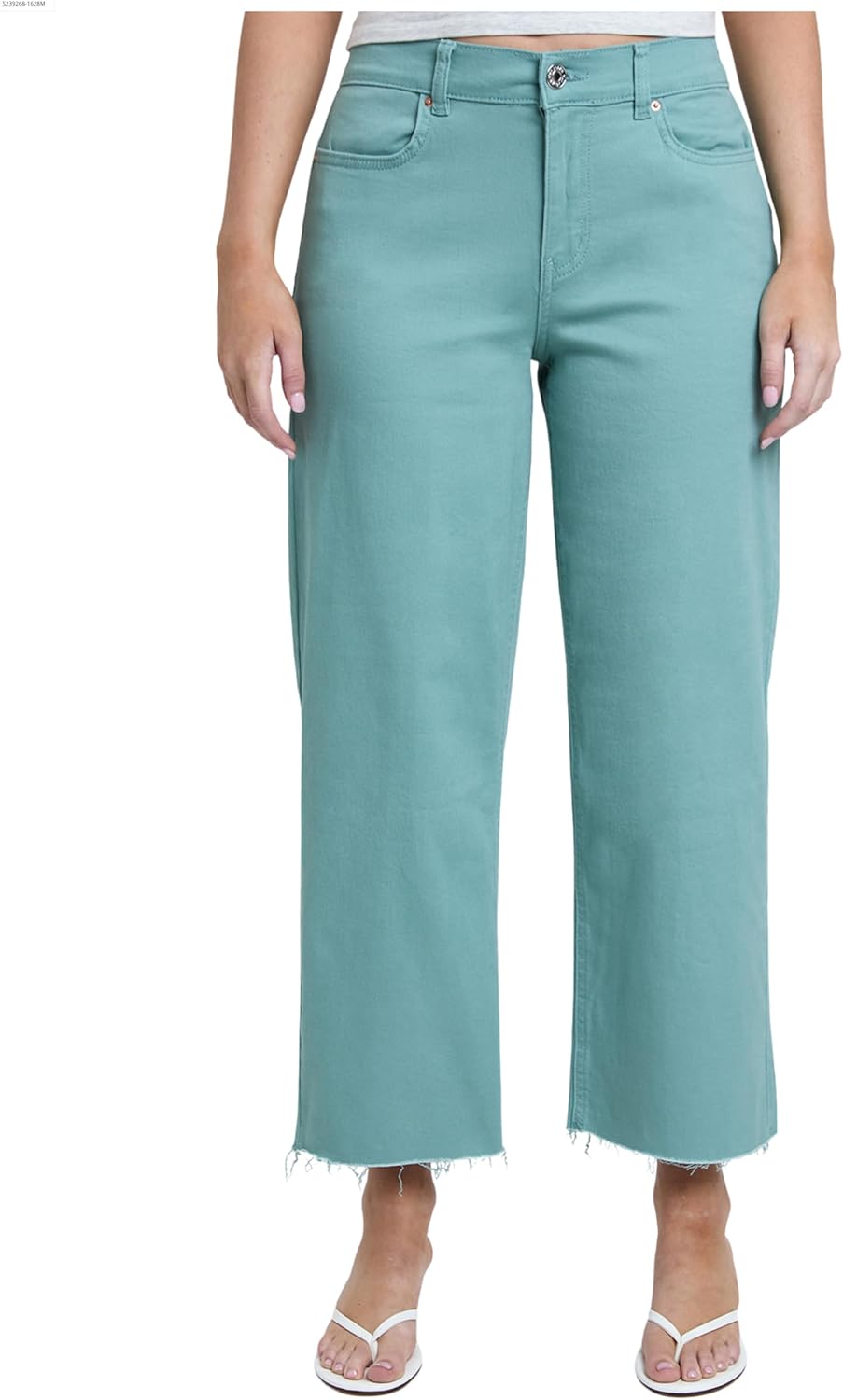 YMI Women's YMI Jeans Women's High Rise Cropped Trouser Jeans Wide Leg Fit, P209207