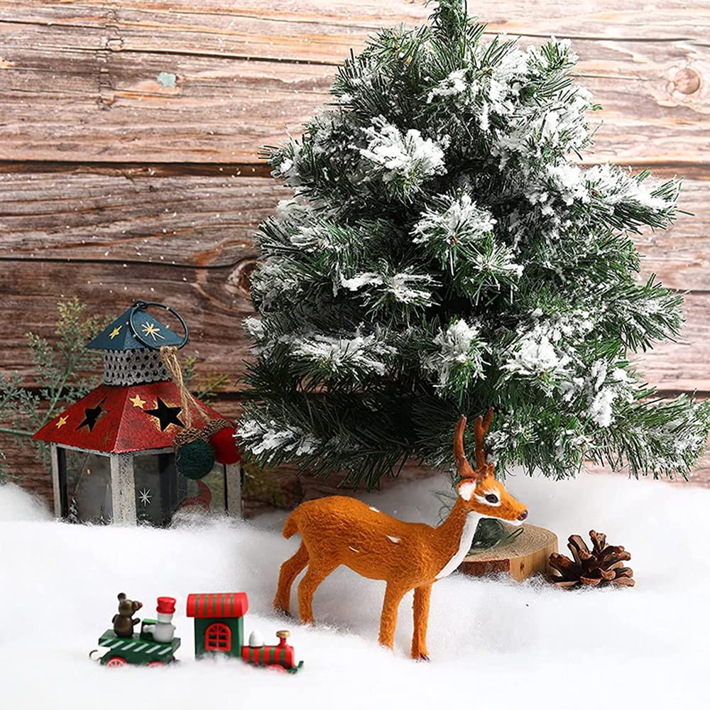 Kuvarix 3 Stück Weihnachten Kunstschnee, Eiszapfen Schneedecke Deko Kuvarix 3 Stück Weihnachten Kunstschnee, Eiszapfen Schneedecke Deko