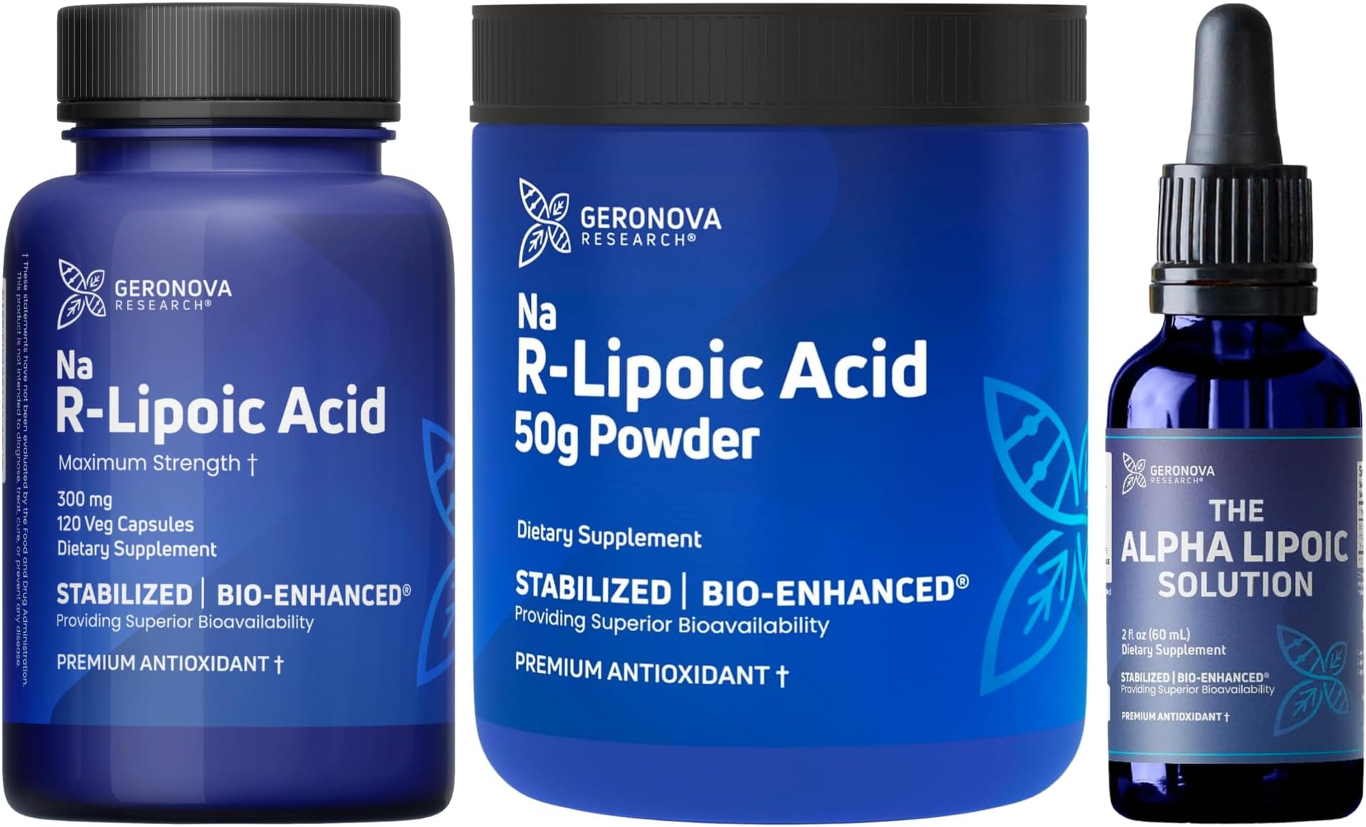 Amazon.com: Geronova Research R-Lipoic Acid 300mg 120 Caps, Bio