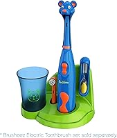 Vista 4 de Brusheez Paquete de 2 cabezales de cepillo de dientes electrónico (Buddy The Bear)