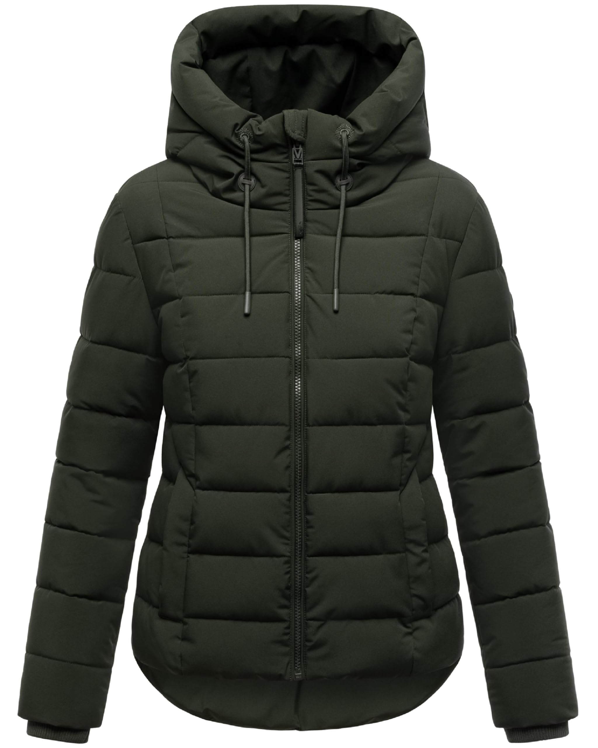 MARIKOO Damen Winterjacke warme Steppjacke mit Kapuze Tayenaa 16 XS-XXL