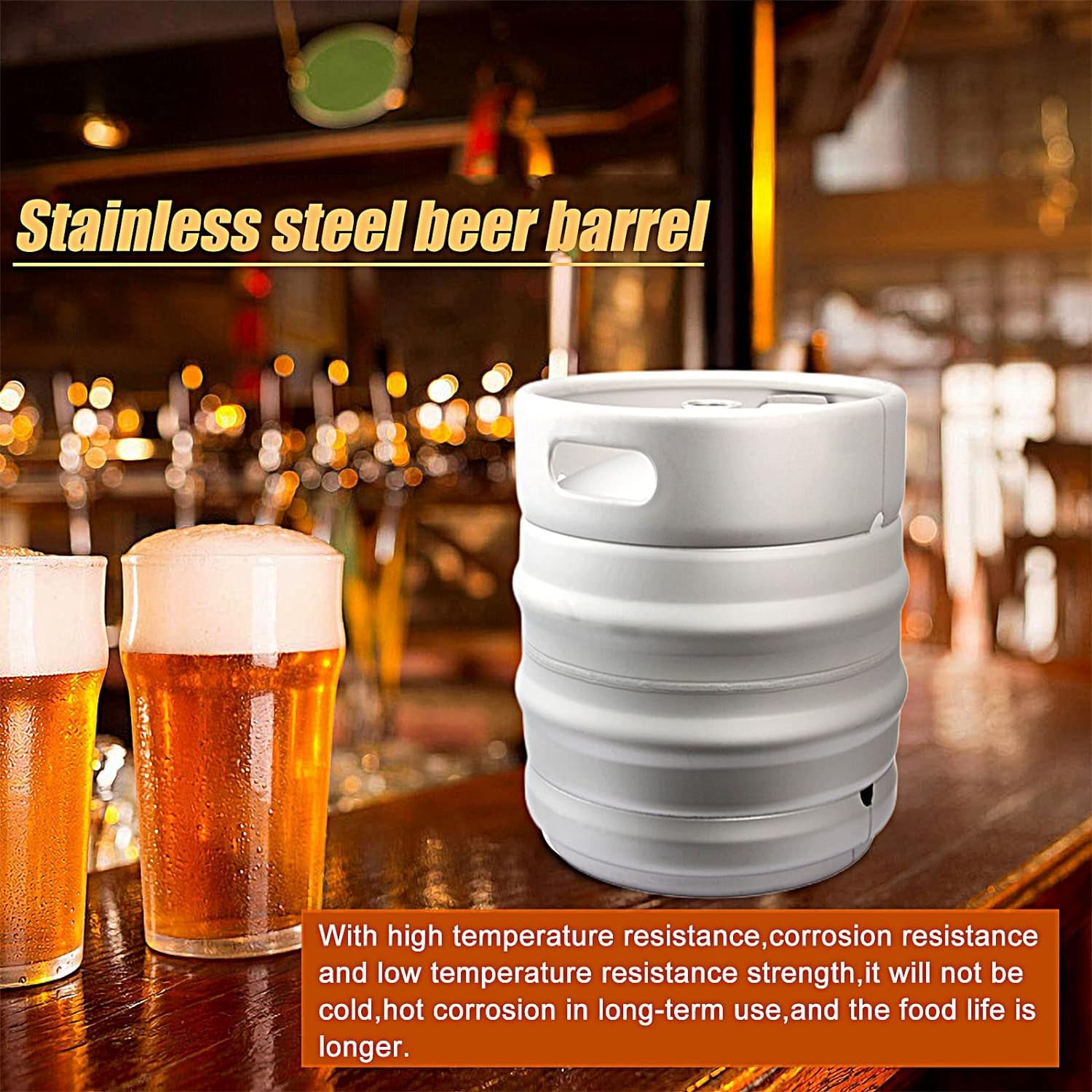 Mini Baril De Bière En Acier Inoxydable, Fût De Culture, Baril
