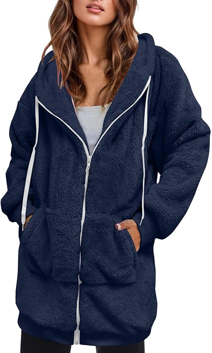 Ropa Mujer Invierno Polar Sudadera Con Cremallera Mujer OverDose