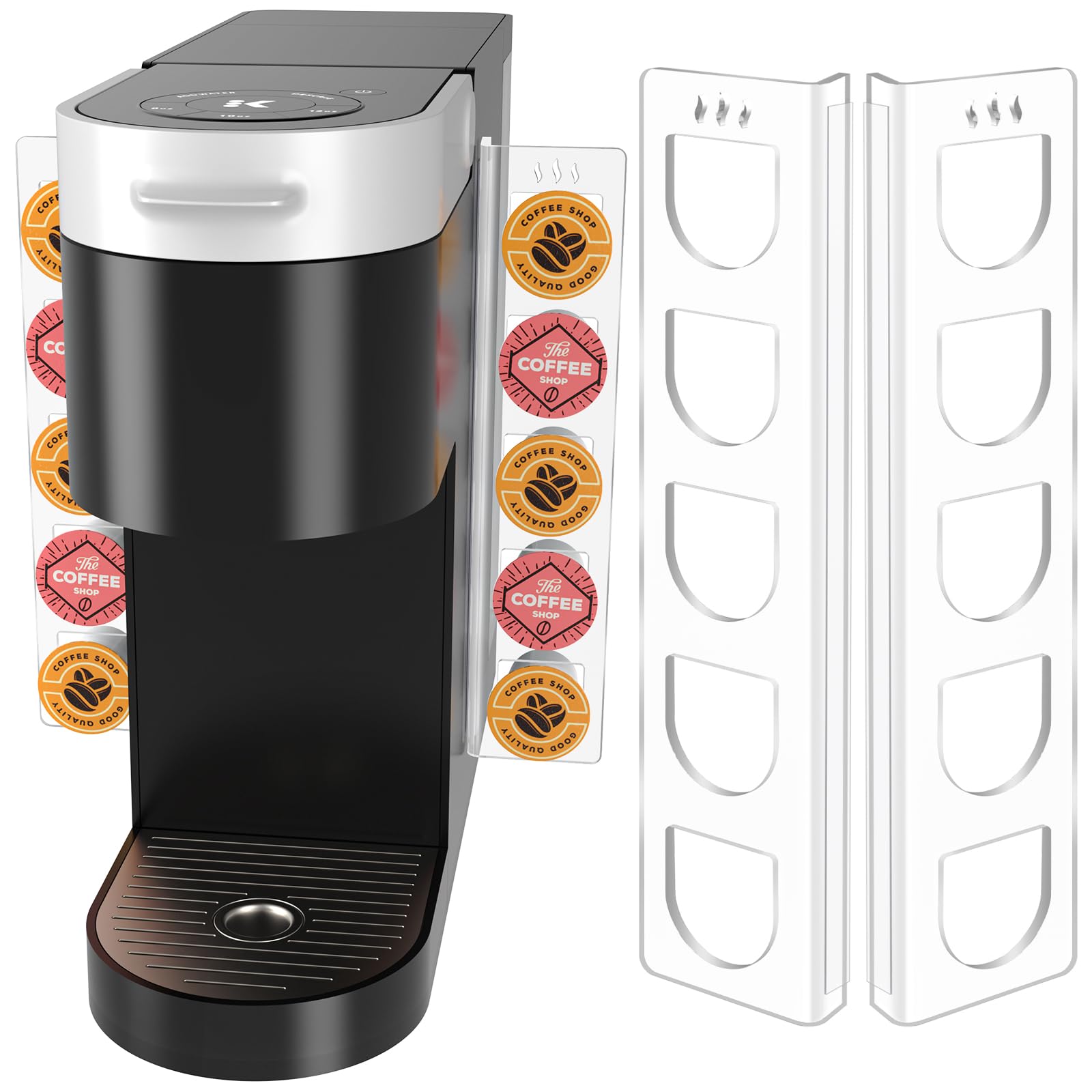 Organisateur capsules café Keurig mural pour optimiser votre cuisine