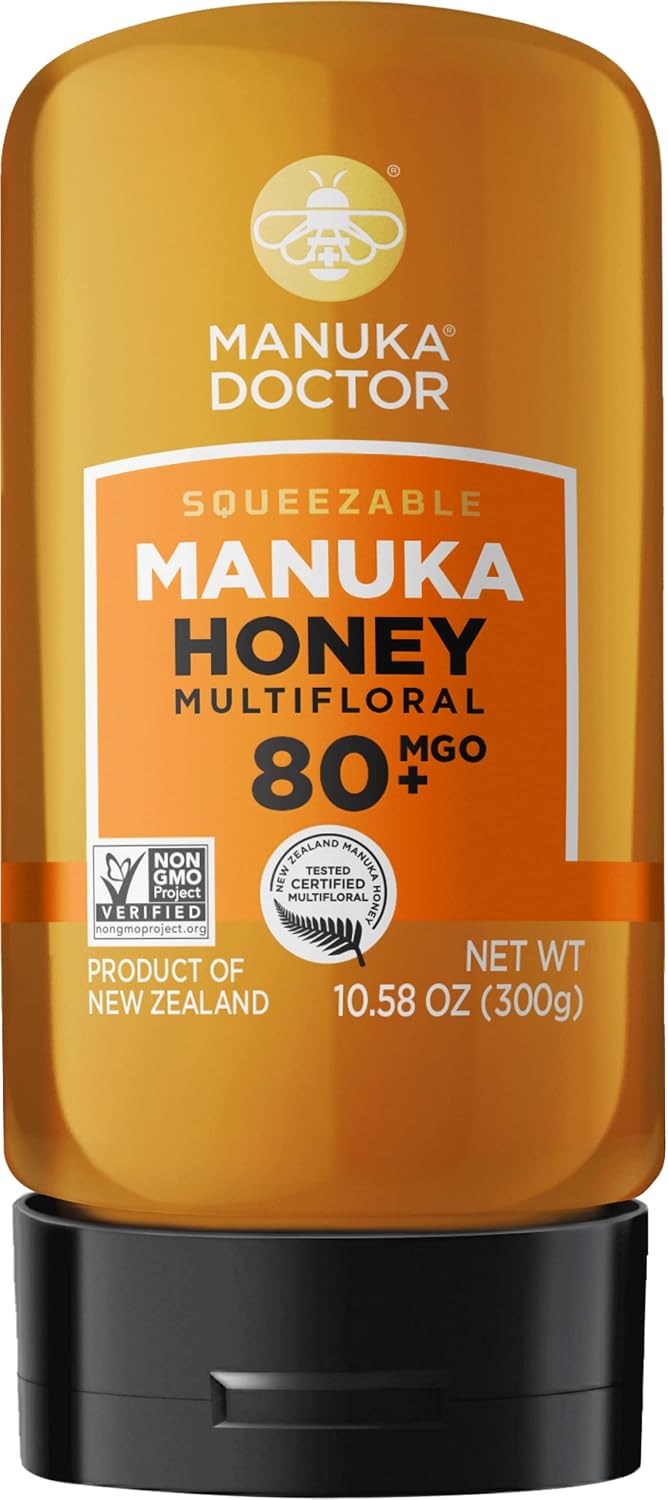 Amazon.com : MANUKA DOCTOR - MGO 80+ SQUEEZY Manuka Honey Multifloral ...