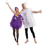 Loofah and Soap Costume&comma; Halloween Couples Costume for Adult for Halloween Cosplay Party
