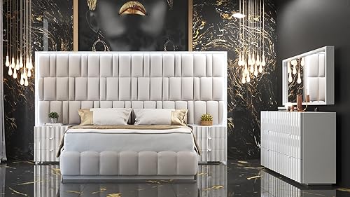 First of a Kind Orion King Size Bed - Modern