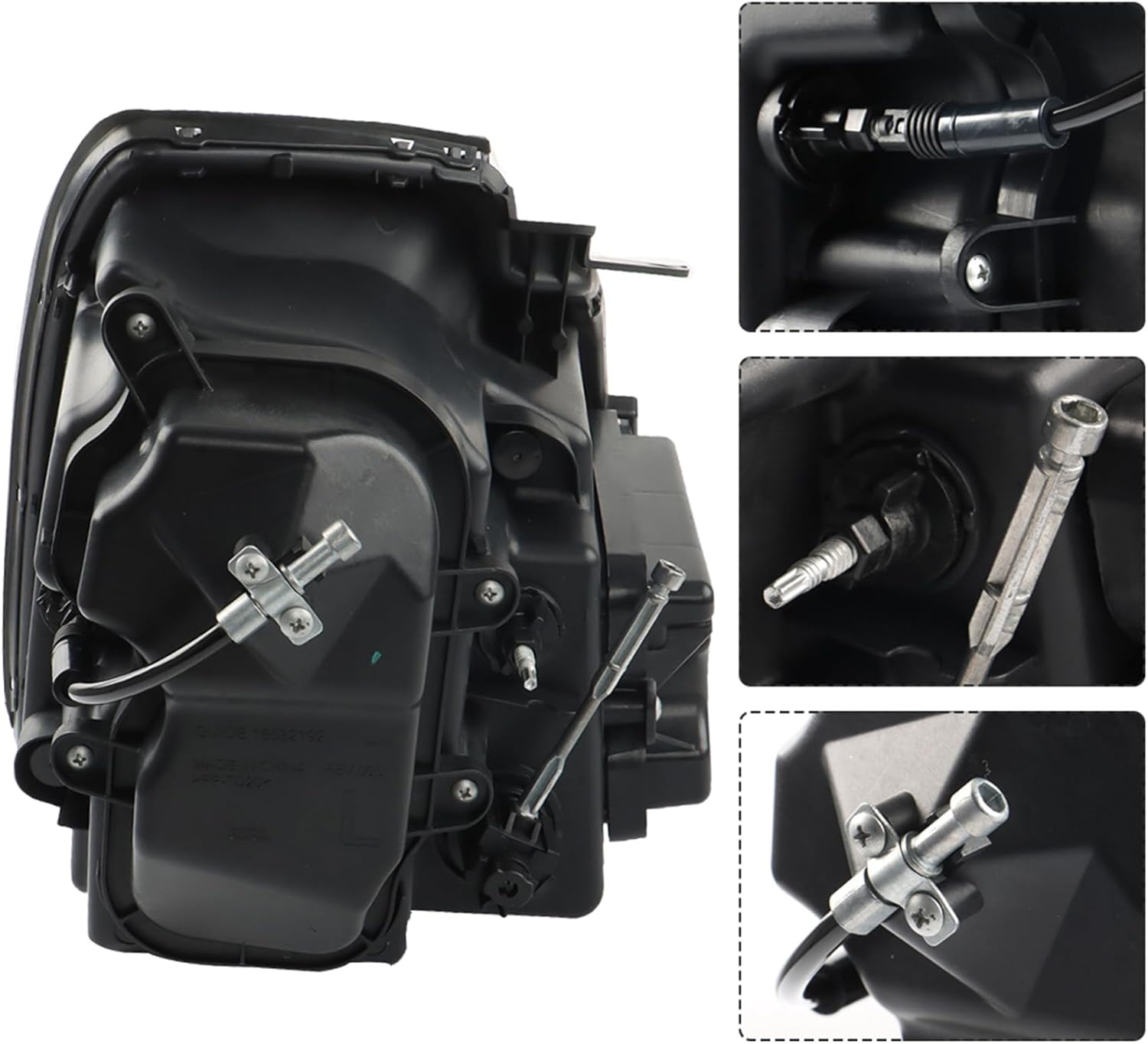 WFLNHB Headlight Assembly Replacement for STS 2005-2011 Halogen Headlight (w/o HID) Set Driver Side GM2502278