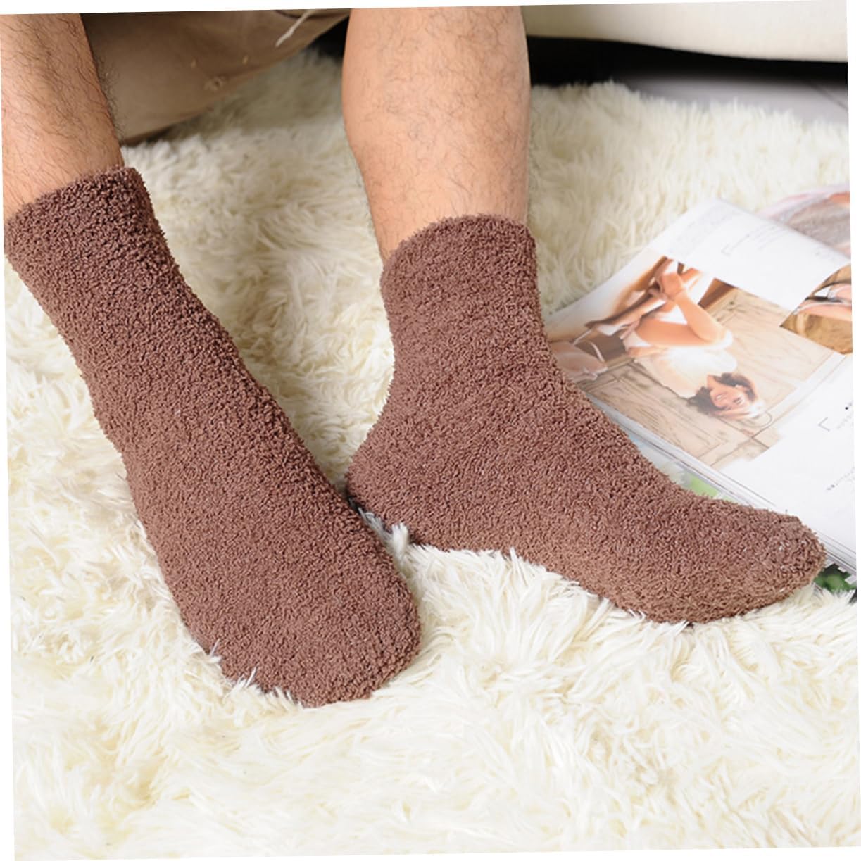 Coral Fleece Socks Slippers Socks for Men Slipper for Men s Slipper Sock Slippers
