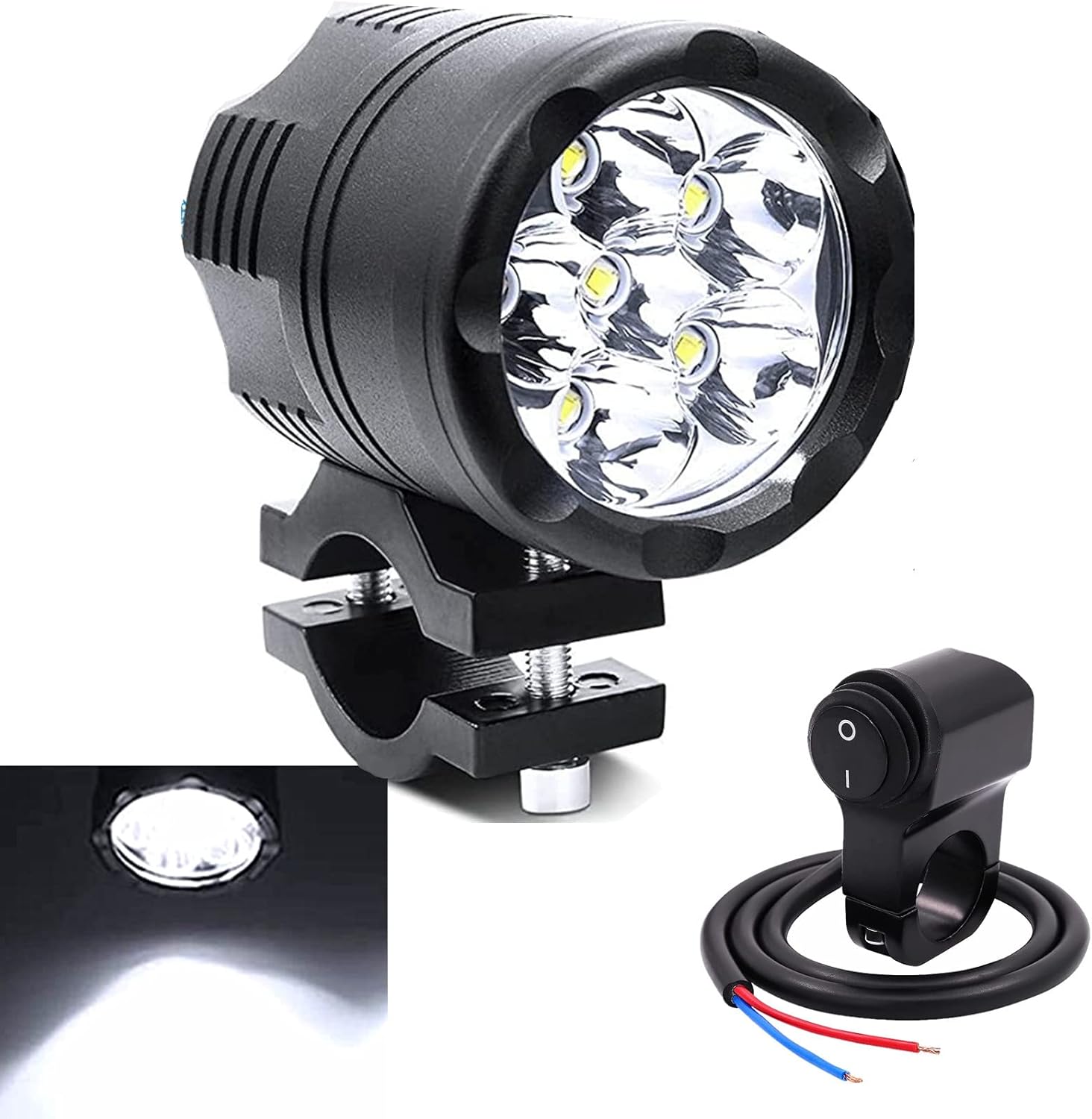 Motorcycle Led Driving Lights, 1260V 60W Waterproof Off Road Work